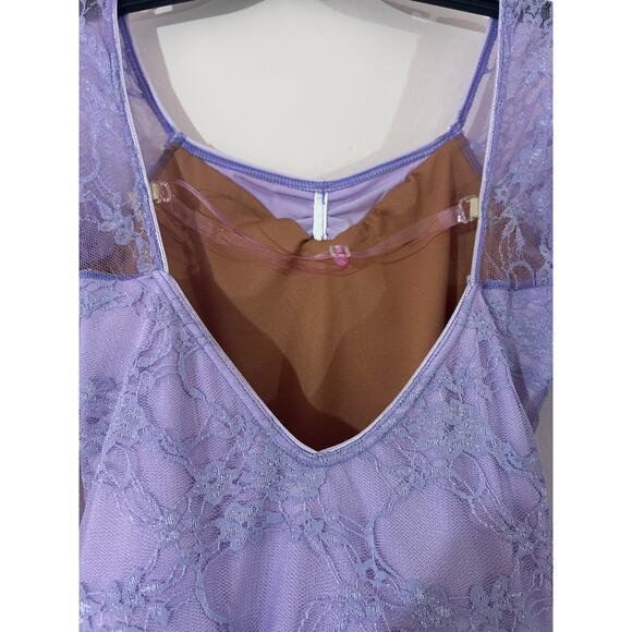 Lilac Lace Ballet Dress • Revolution Dancewear Adult Small - Picture 5 of 7